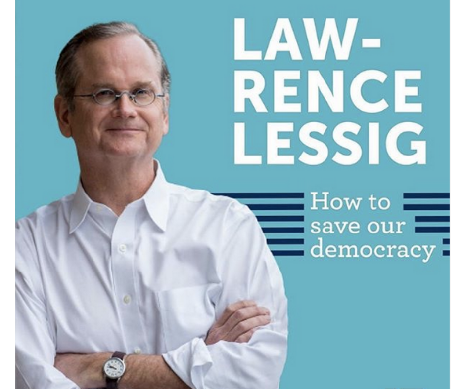 Brother Lawrence Lessig ’83 Appears on Podcast with Andrew Yang